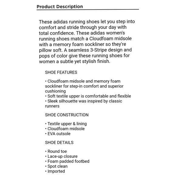 Adidas Cloudfoam Puremotion running shoes - Picture 8 of 8